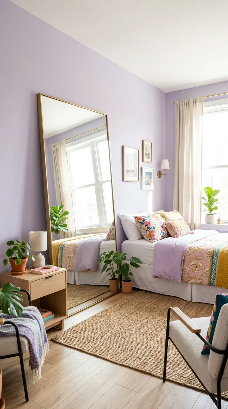 Oversized Mirror to Expand the Space