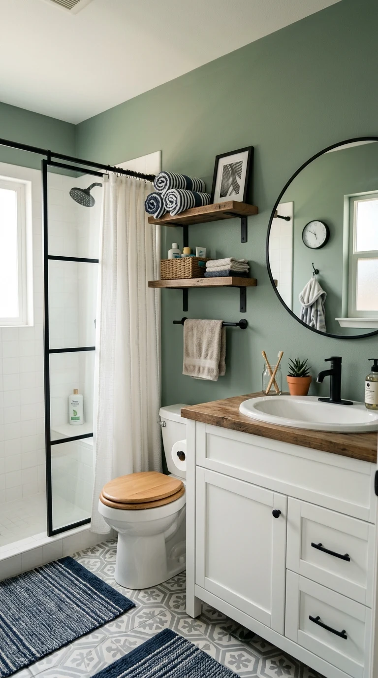 Paint the Walls in Modern Blue or Sage