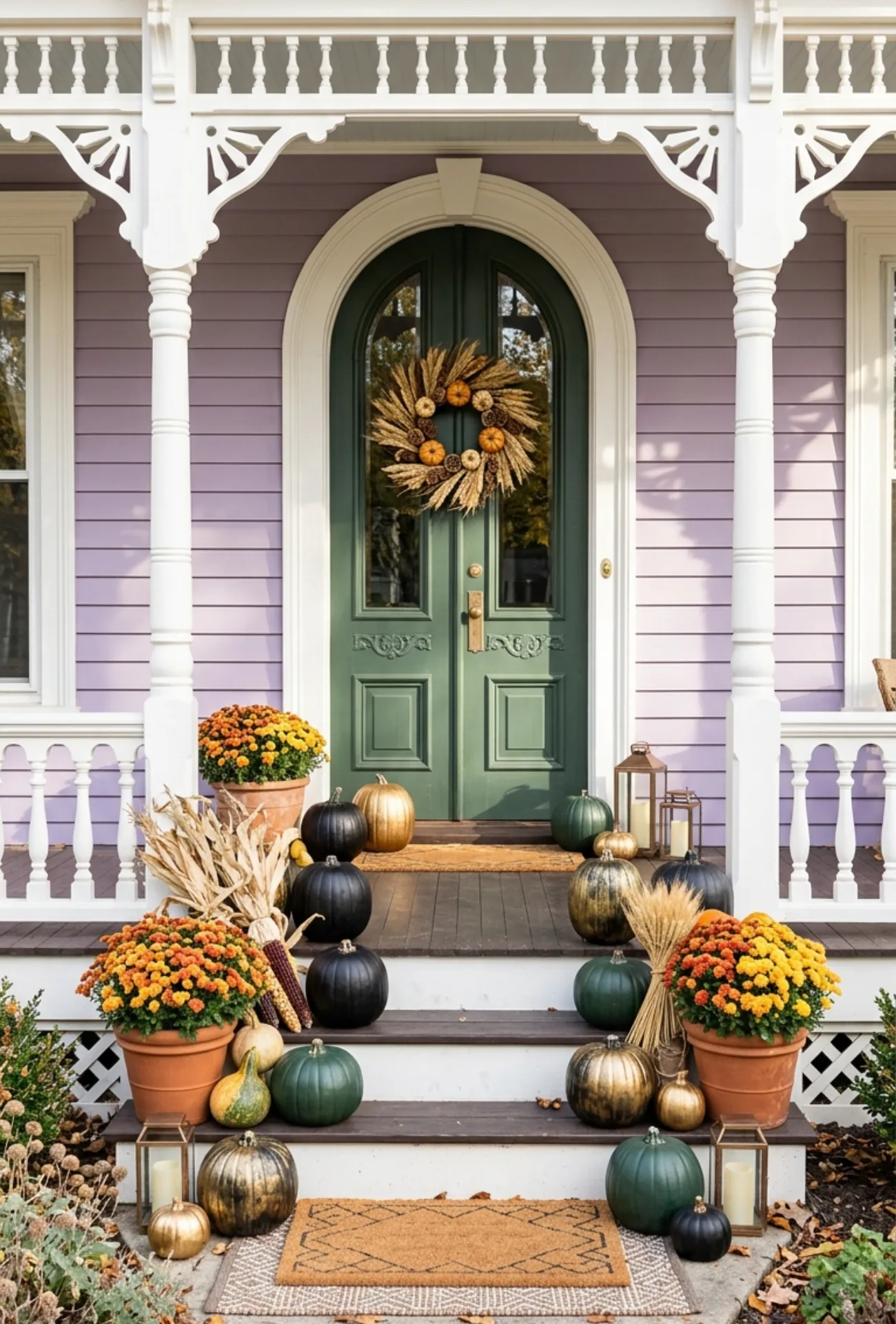 Painted Dollar Store Pumpkins