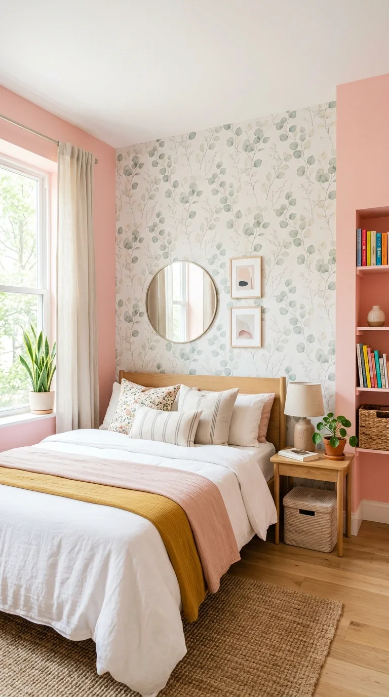 Peel and Stick Accent Wall Makeover