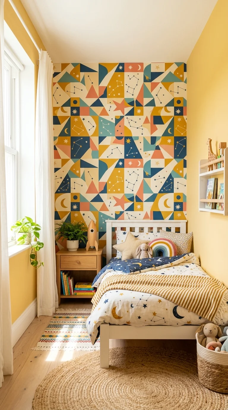 Peel and Stick Wallpaper Feature