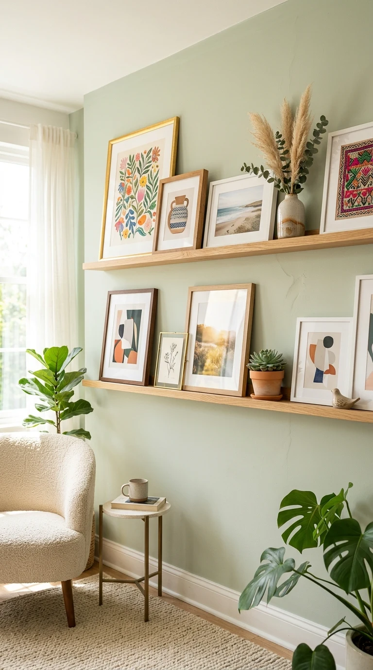 Picture Ledge Gallery Wall