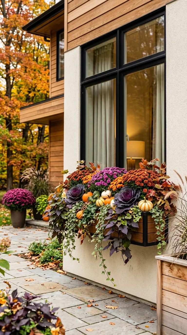 Seasonal Window Box Display