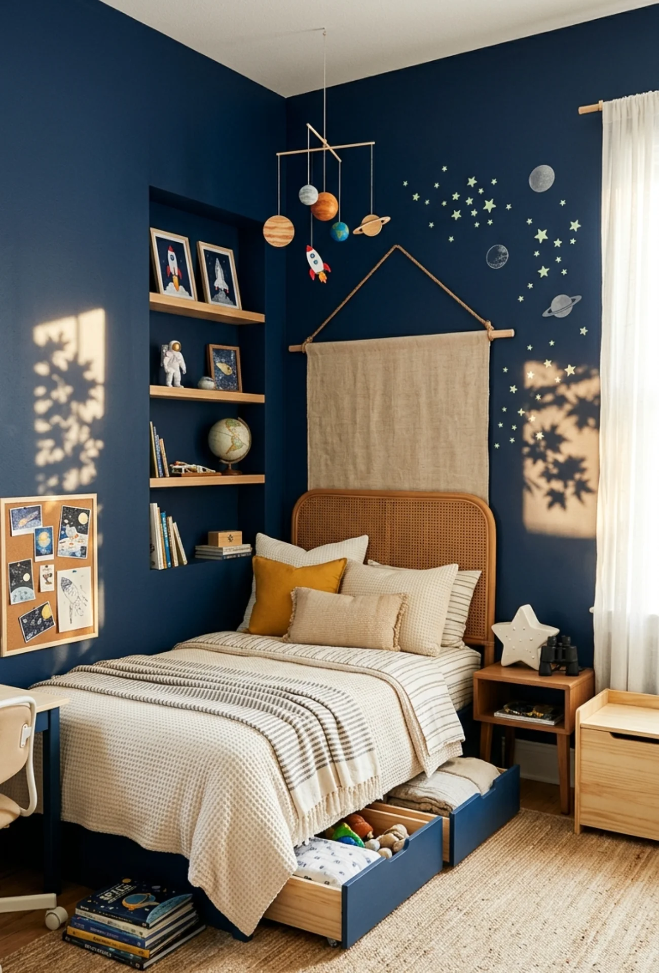 Space Themed Bedroom Design