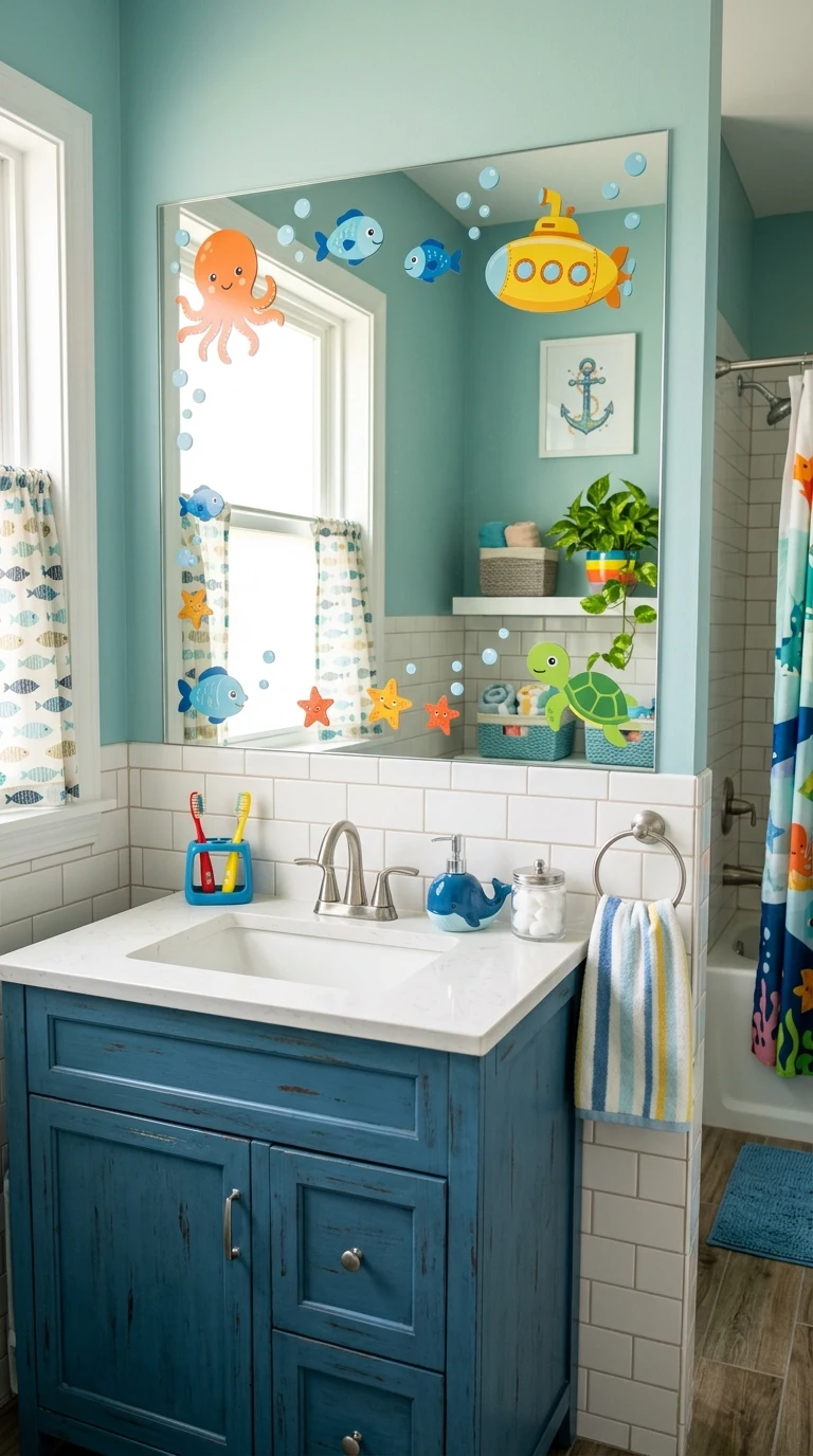 Style with Whimsical Mirror Decals