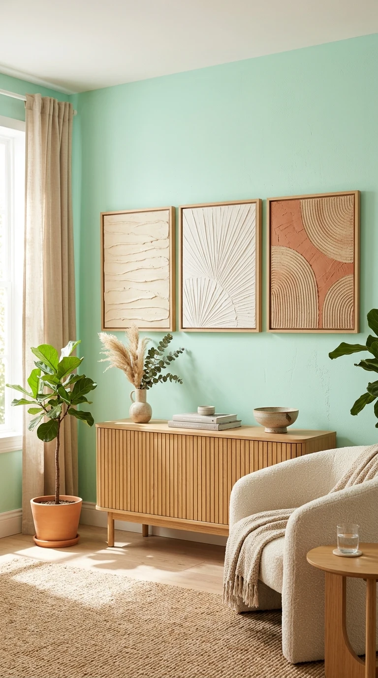 Textured Plaster Wall Art Panels
