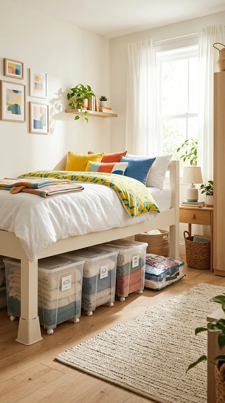 Under-Bed Storage Organization