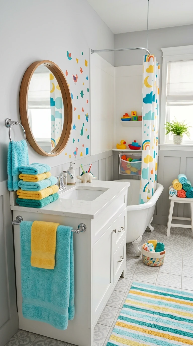 Use Color-Coordinated Towels
