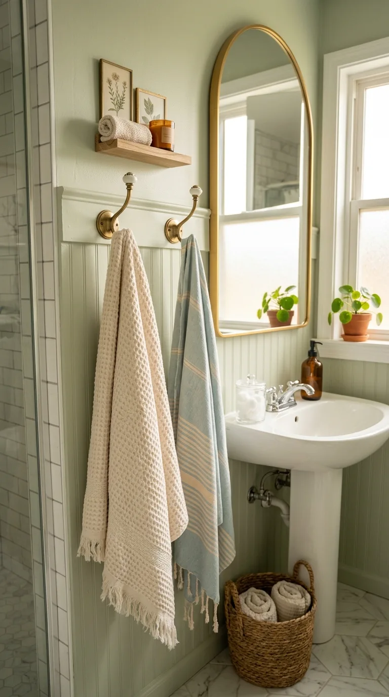 Use Decorative Towel Hooks
