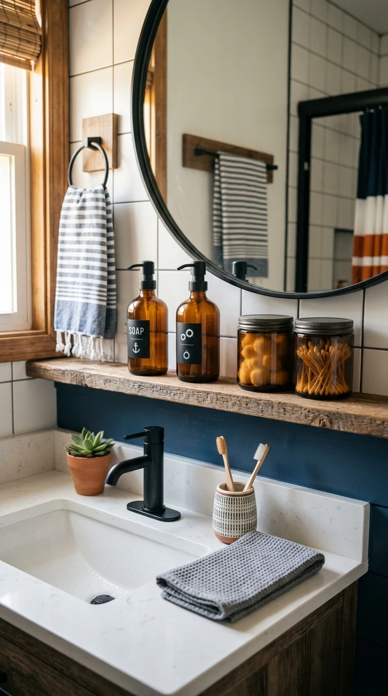 Use Matching Soap Dispensers and Jars