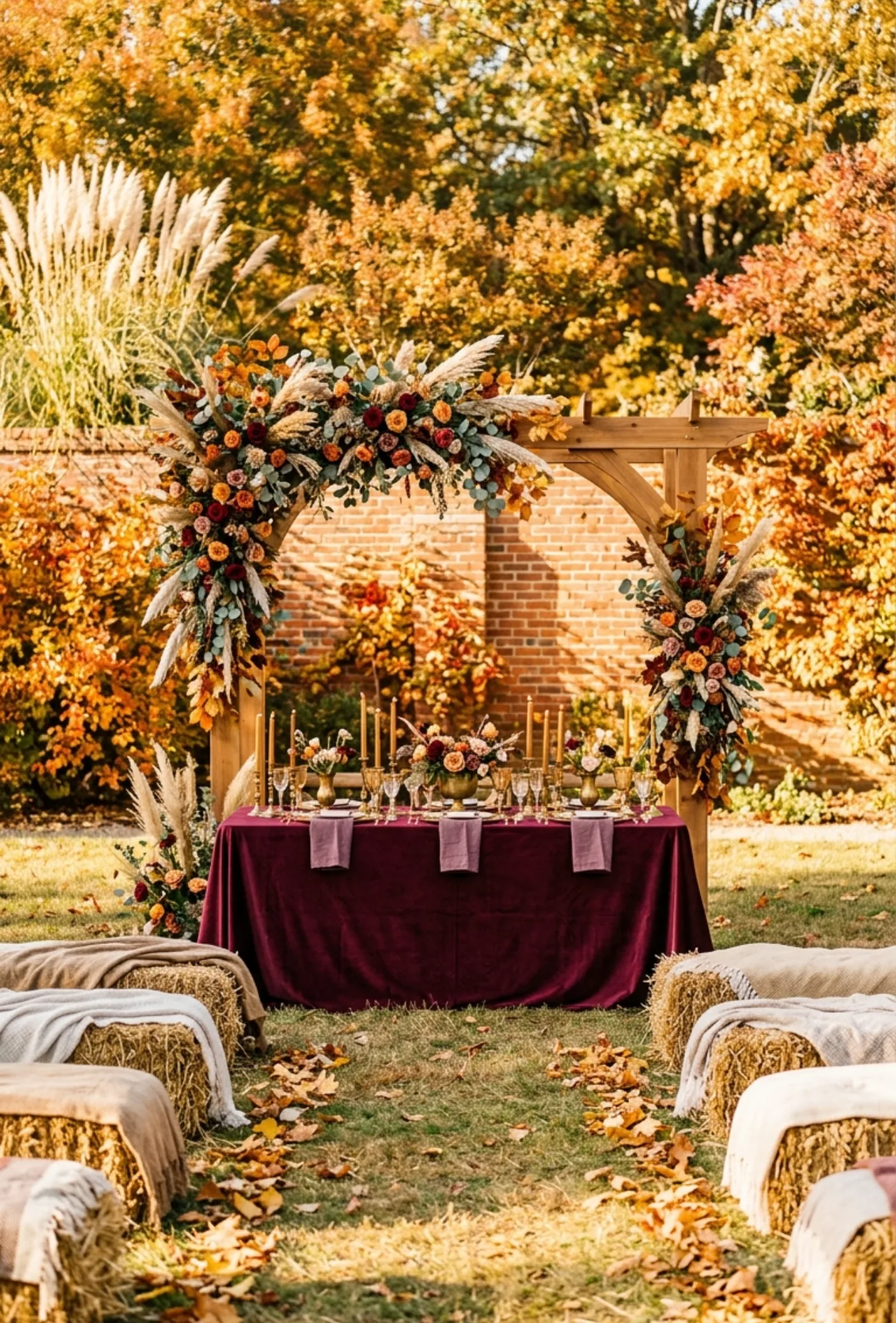 Velvet Reception Tables