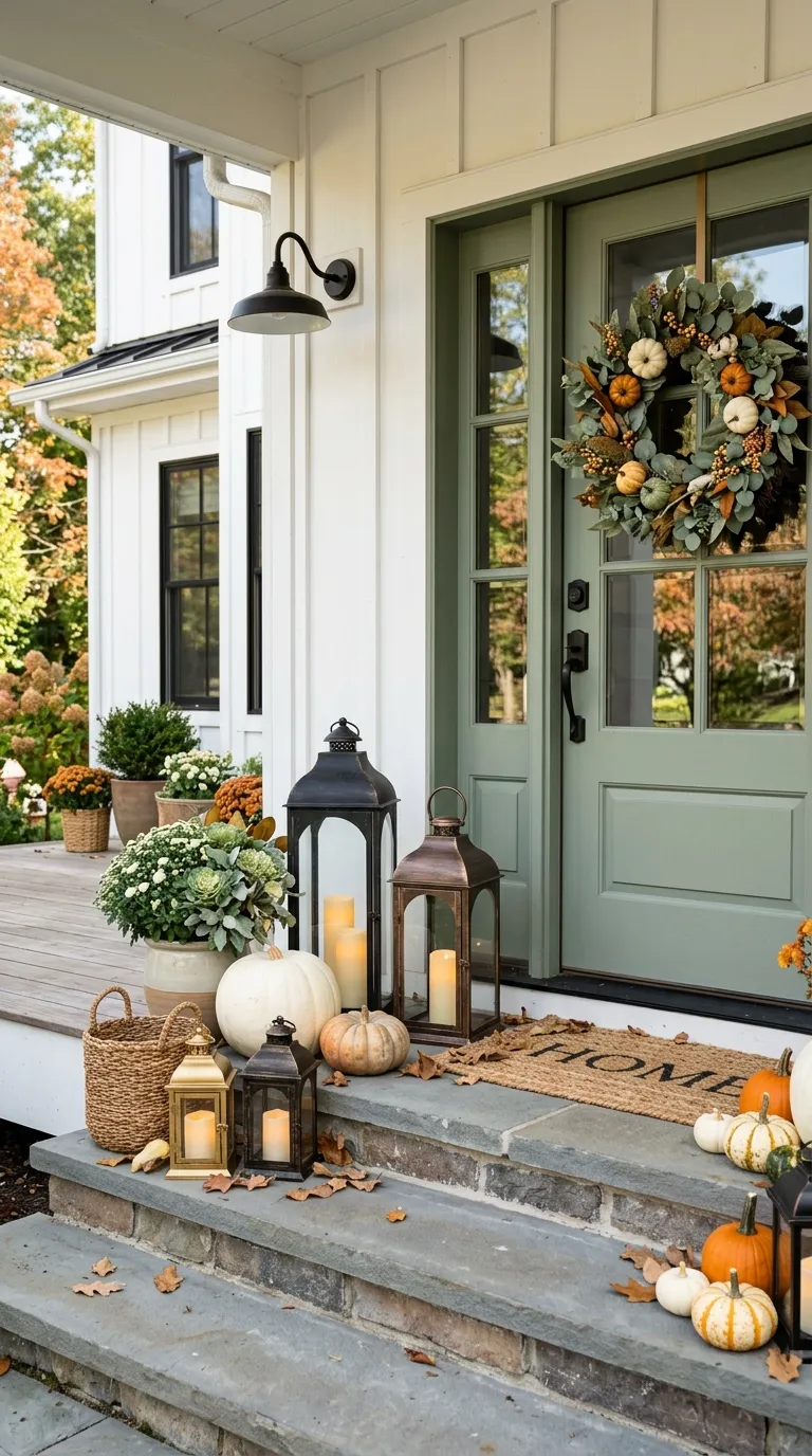 Vintage Lanterns with Faux Candles