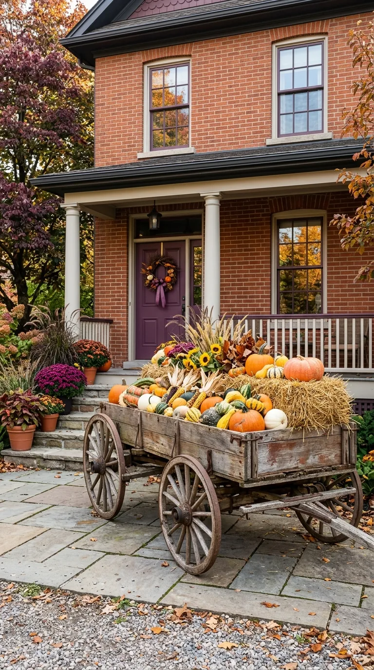 Vintage Wagon Display