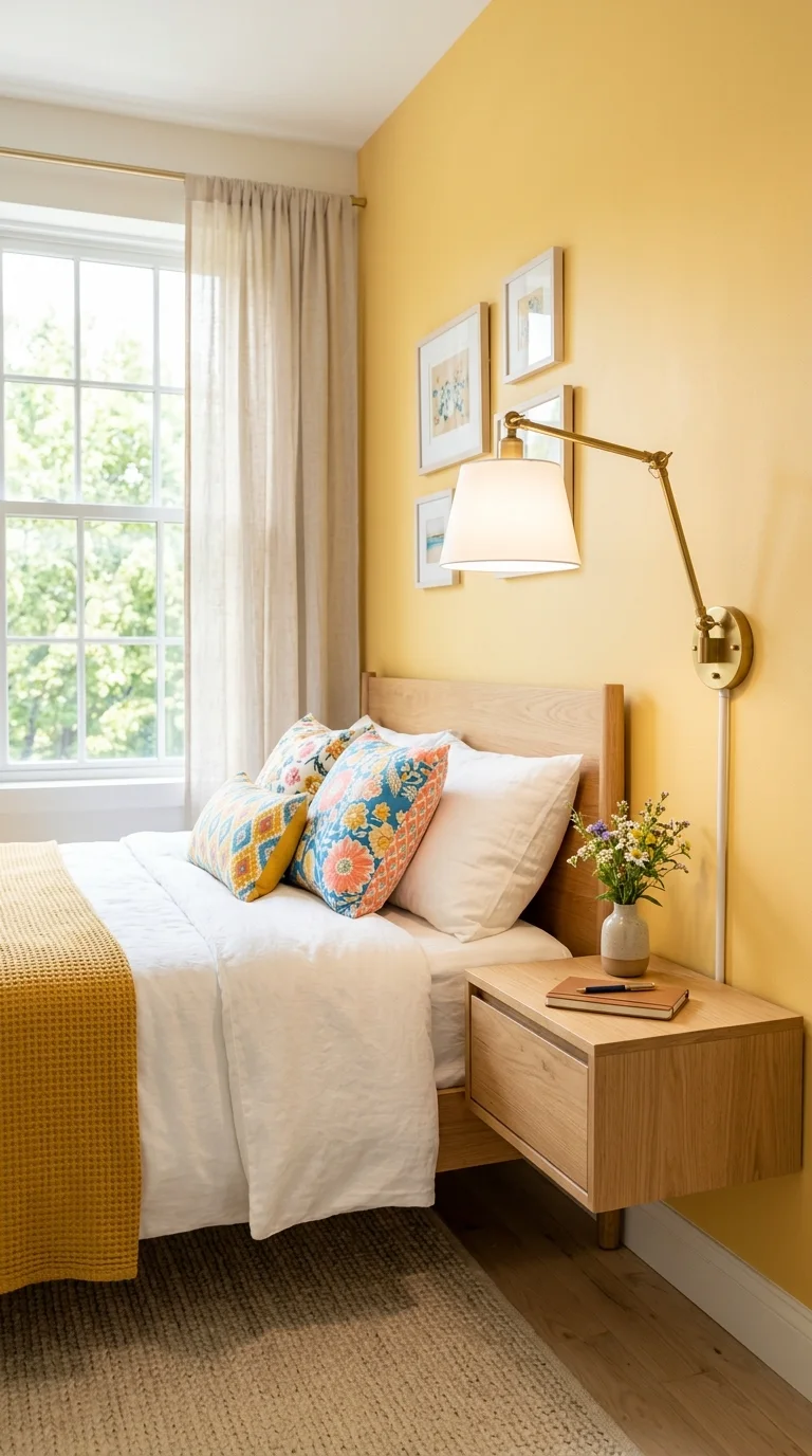 Wall Sconces Instead of Bedside Lamps