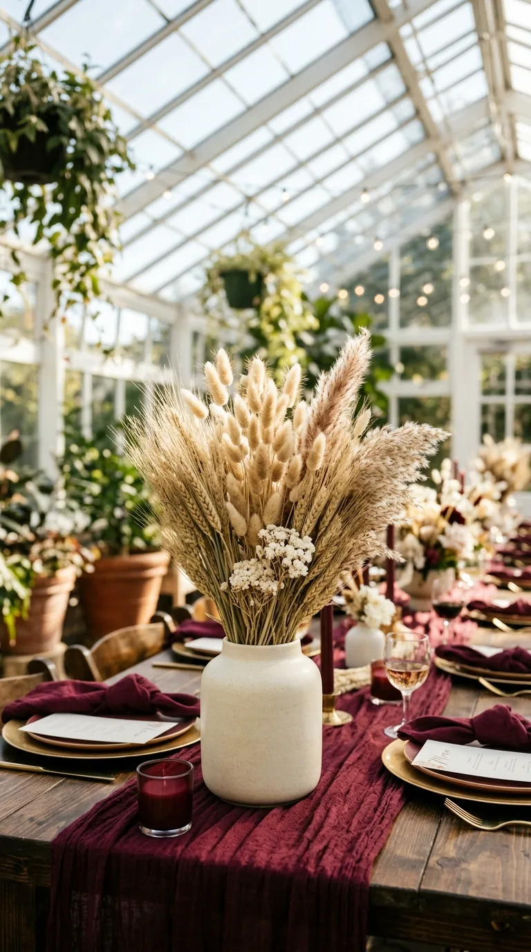 Wheat and Bunny Tail Bouquet
