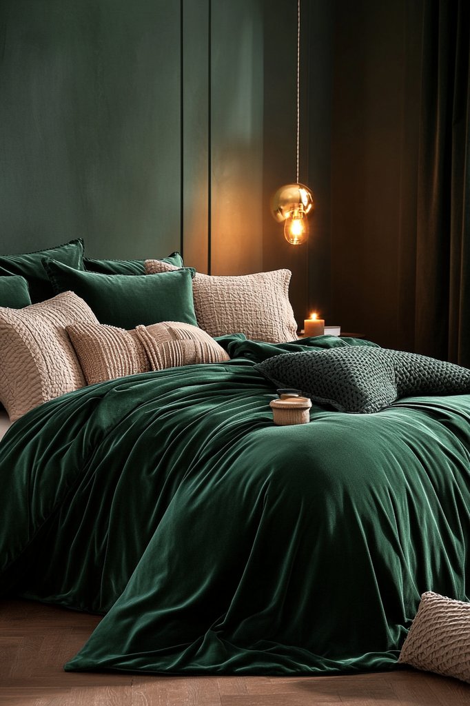 17 Dark Green Moody Bedroom Ideas That Feel More Expensive Than They Are